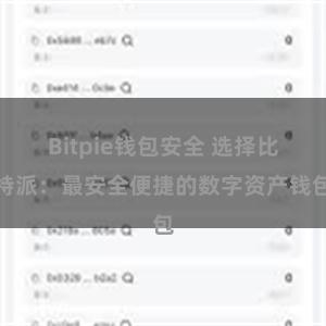 Bitpie钱包安全 选择比特派：最安全便捷的数字资产钱包