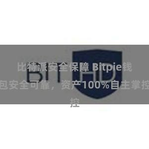 比特派安全保障 Bitpie钱包安全可靠，资产100%自主掌控