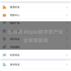 比特派 Bitpie数字资产安全保障指南