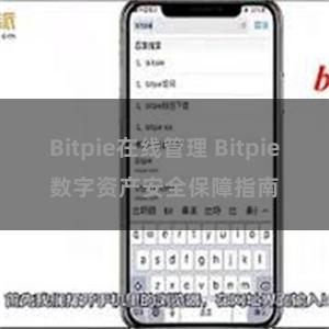 Bitpie在线管理 Bitpie数字资产安全保障指南