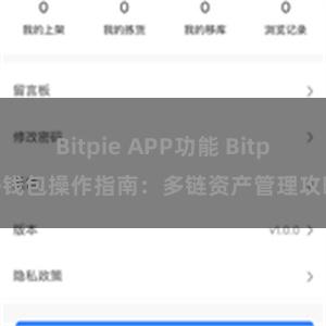 Bitpie APP功能 Bitpie钱包操作指南：多链资产管理攻略