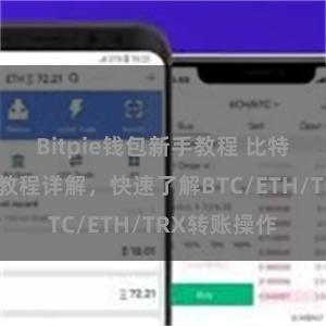 Bitpie钱包新手教程 比特派钱包转账教程详解，快速了解BTC/ETH/TRX转账操作