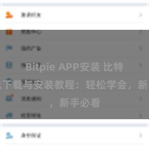 Bitpie APP安装 比特派钱包下载与安装教程：轻松学会，新手必看