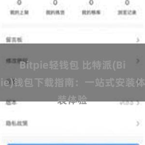 Bitpie轻钱包 比特派(Bitpie)钱包下载指南：一站式安装体验