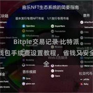 Bitpie交易记录 比特派钱包手续费设置教程，省钱又安全